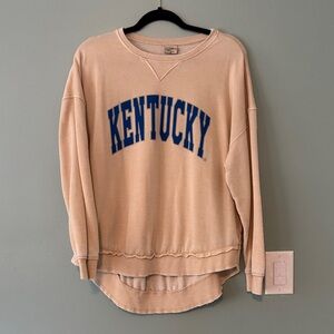 Kentucky Graphic Crewneck Sweatshirt  Cream Colored